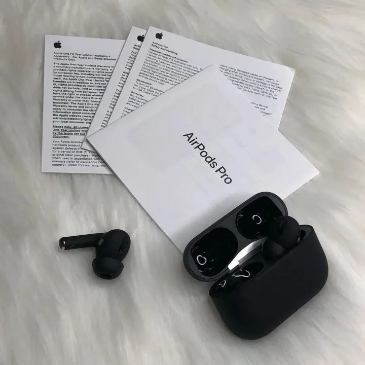 Black Edition Pro Earbuds – ANC | Wireless Charging | iOS & Android Compatib
